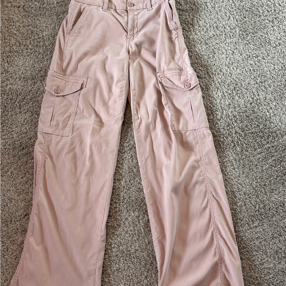 American Eagle Outfitters Blush Pink cargo pants